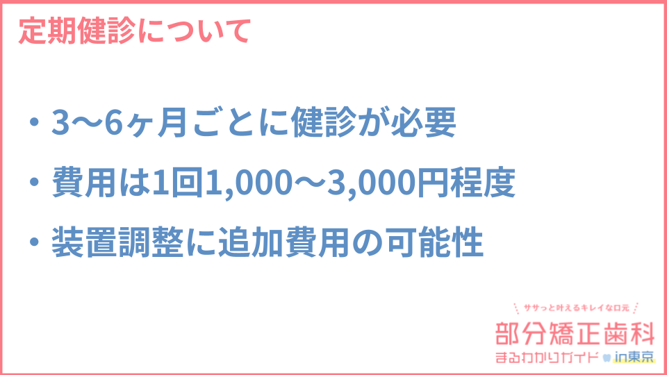 定期健診についての説明画像